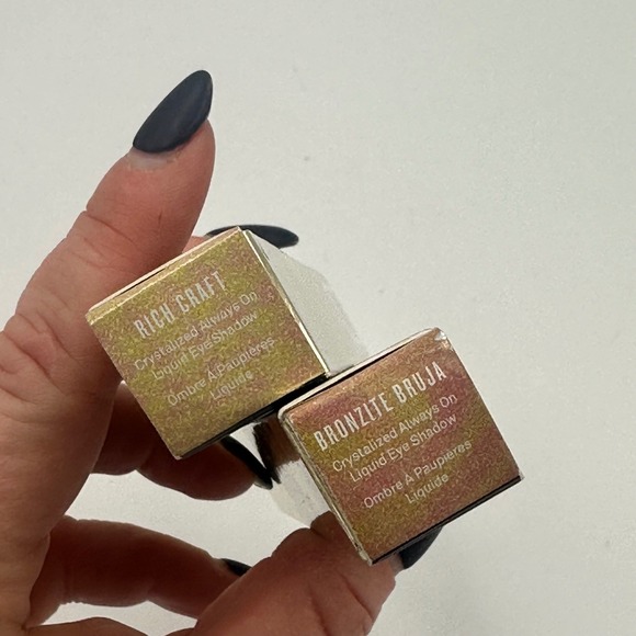 2 Smashbox Hoodwitch Crystallized Liquid Eye Shadow Bronzite Bruja  & Rich Craft - Picture 10 of 11